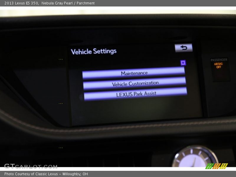 Nebula Gray Pearl / Parchment 2013 Lexus ES 350