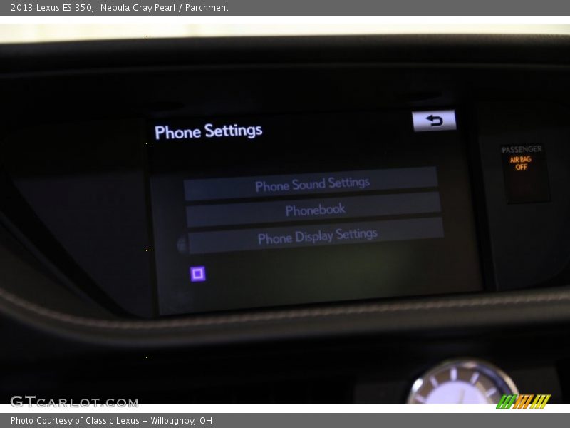 Nebula Gray Pearl / Parchment 2013 Lexus ES 350