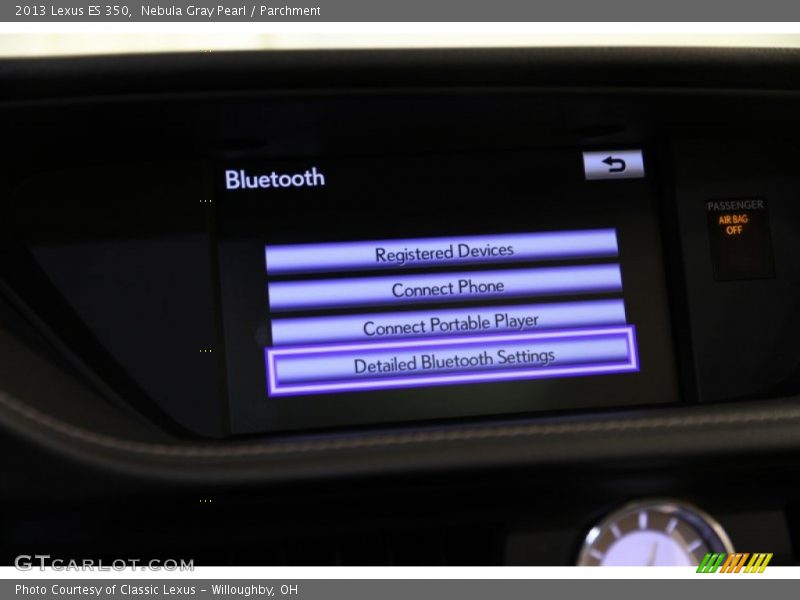 Nebula Gray Pearl / Parchment 2013 Lexus ES 350
