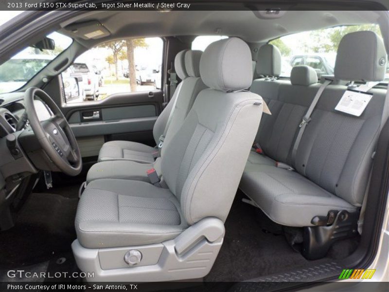 Steel Gray Interior - 2013 F150 STX SuperCab 