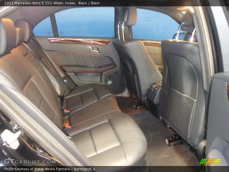 Black / Black 2011 Mercedes-Benz E 350 4Matic Sedan