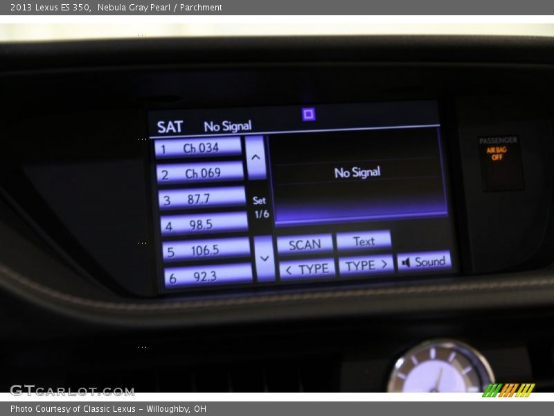 Nebula Gray Pearl / Parchment 2013 Lexus ES 350