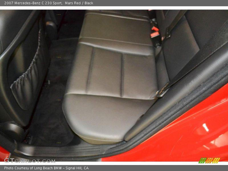 Mars Red / Black 2007 Mercedes-Benz C 230 Sport