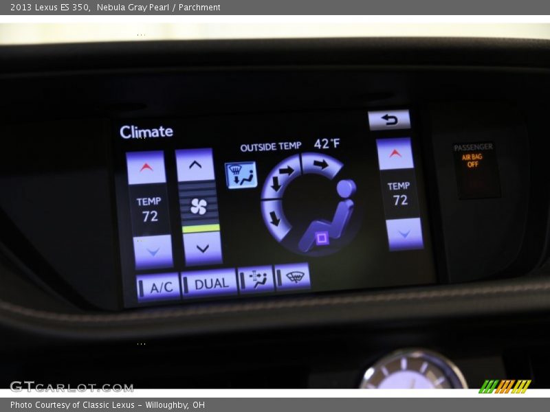 Nebula Gray Pearl / Parchment 2013 Lexus ES 350