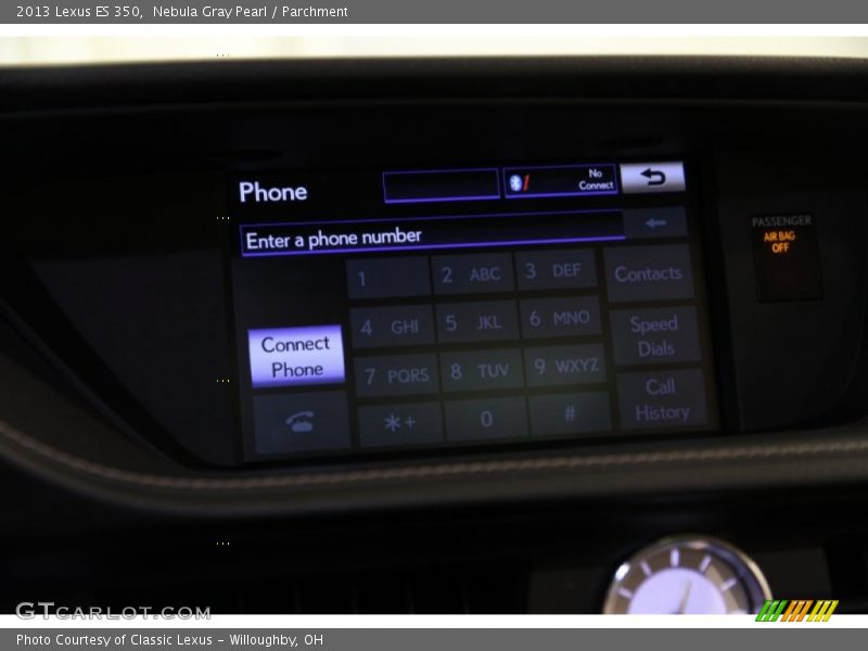 Nebula Gray Pearl / Parchment 2013 Lexus ES 350