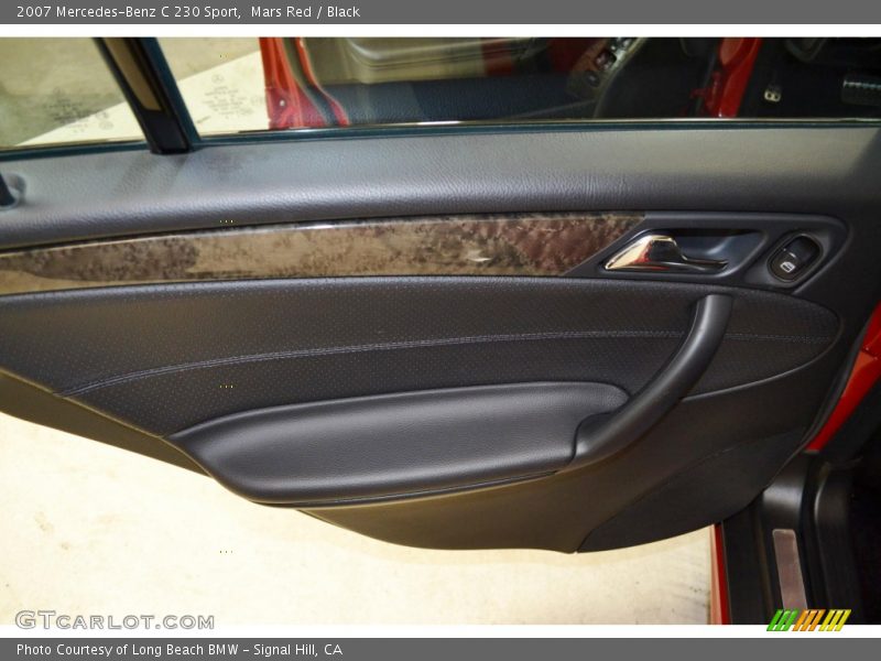 Mars Red / Black 2007 Mercedes-Benz C 230 Sport