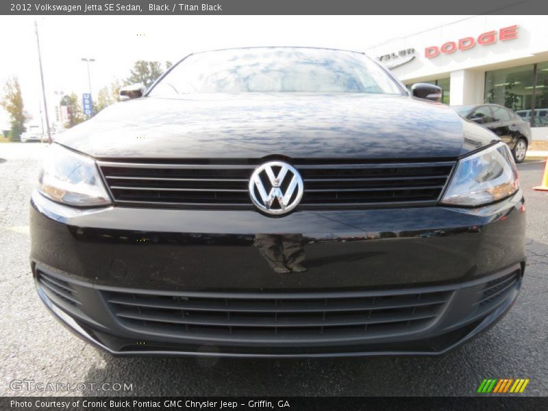 Black / Titan Black 2012 Volkswagen Jetta SE Sedan