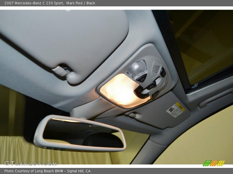 Mars Red / Black 2007 Mercedes-Benz C 230 Sport