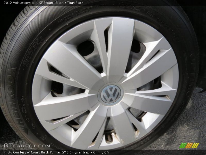 Black / Titan Black 2012 Volkswagen Jetta SE Sedan