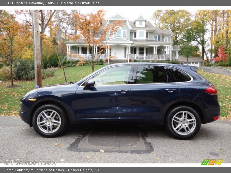 Dark Blue Metallic / Luxor Beige 2011 Porsche Cayenne