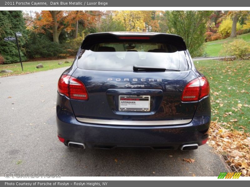 Dark Blue Metallic / Luxor Beige 2011 Porsche Cayenne