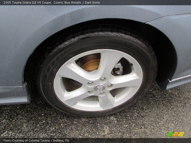 Cosmic Blue Metallic / Dark Stone 2005 Toyota Solara SLE V6 Coupe