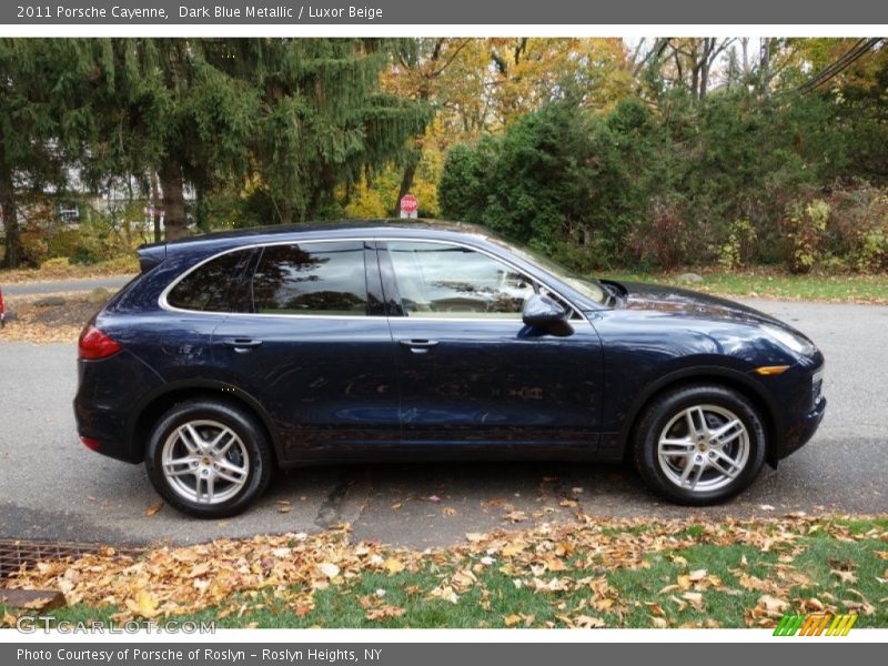 Dark Blue Metallic / Luxor Beige 2011 Porsche Cayenne