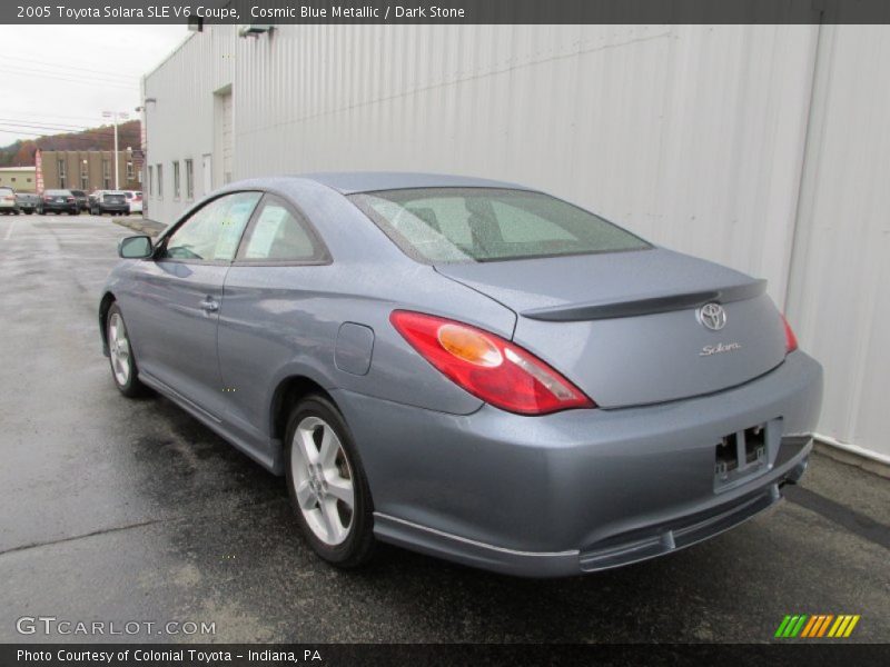 Cosmic Blue Metallic / Dark Stone 2005 Toyota Solara SLE V6 Coupe