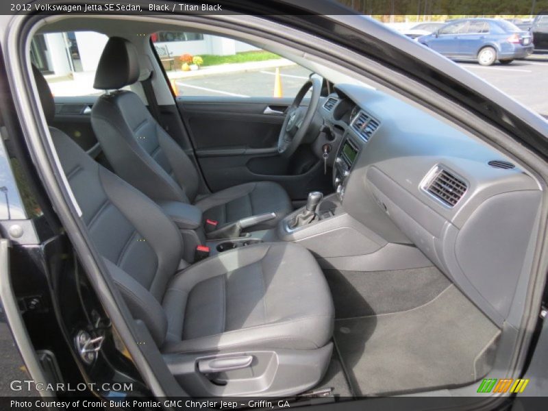 Black / Titan Black 2012 Volkswagen Jetta SE Sedan