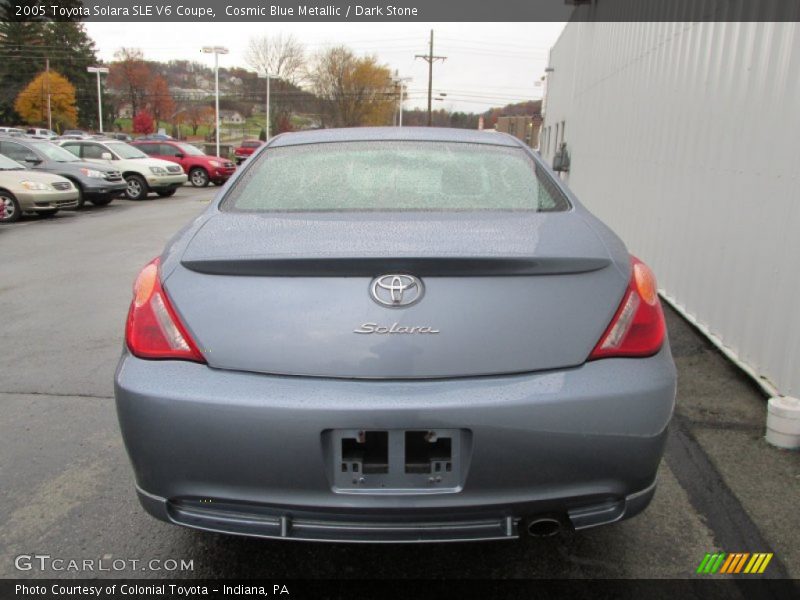 Cosmic Blue Metallic / Dark Stone 2005 Toyota Solara SLE V6 Coupe