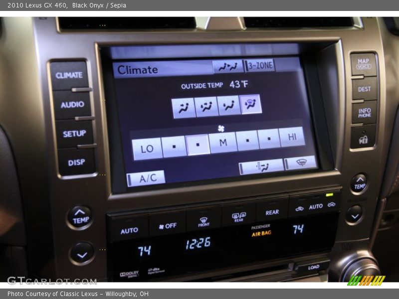 Black Onyx / Sepia 2010 Lexus GX 460