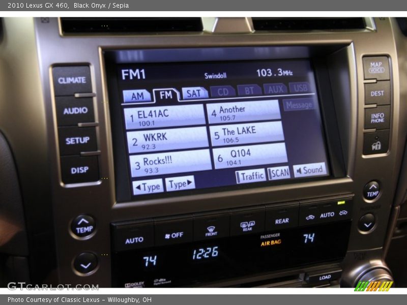 Black Onyx / Sepia 2010 Lexus GX 460