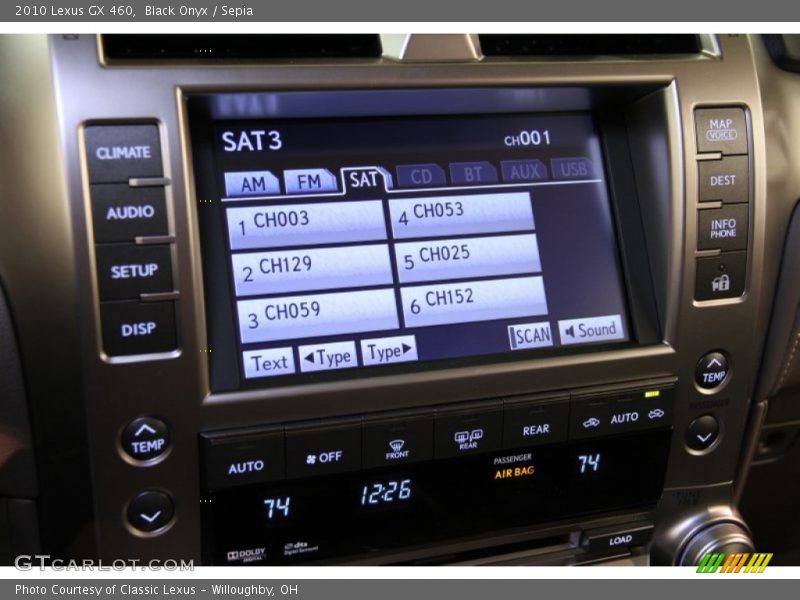 Black Onyx / Sepia 2010 Lexus GX 460