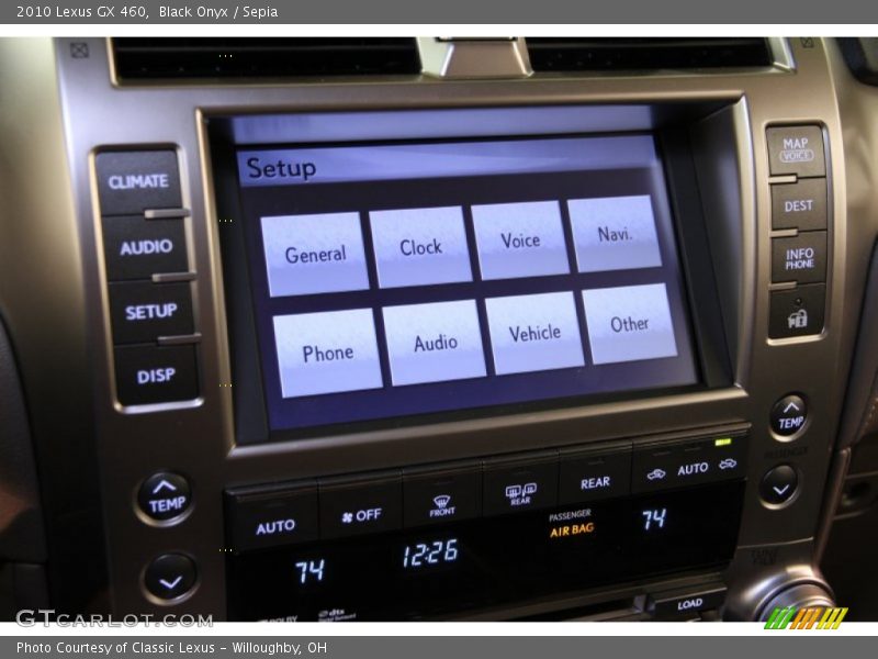 Black Onyx / Sepia 2010 Lexus GX 460