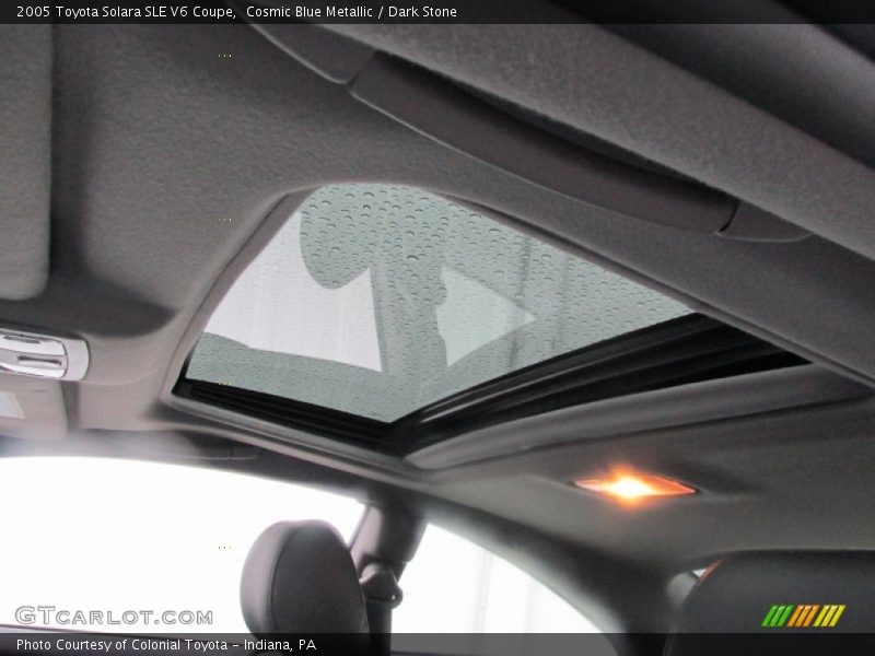 Cosmic Blue Metallic / Dark Stone 2005 Toyota Solara SLE V6 Coupe
