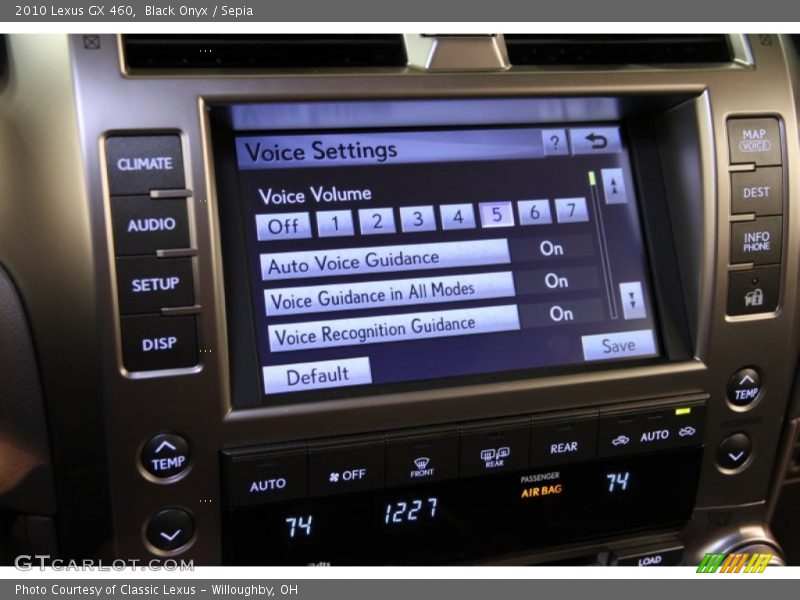 Black Onyx / Sepia 2010 Lexus GX 460