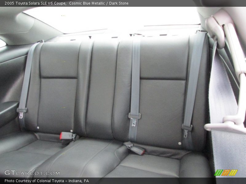 Rear Seat of 2005 Solara SLE V6 Coupe