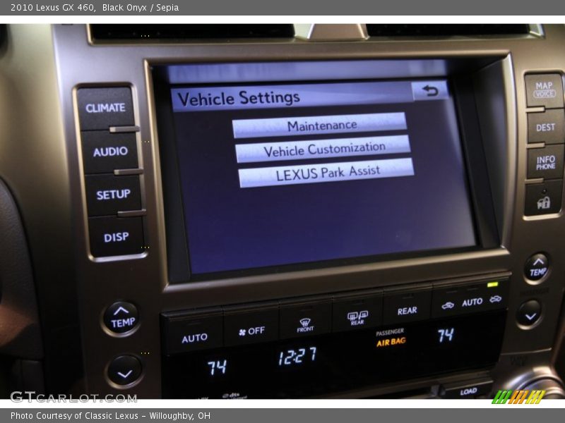 Black Onyx / Sepia 2010 Lexus GX 460