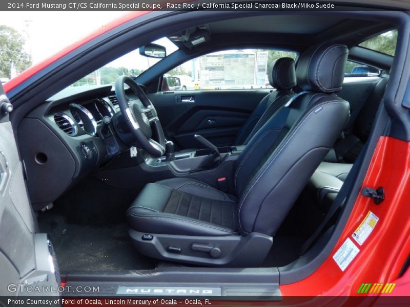  2014 Mustang GT/CS California Special Coupe California Special Charcoal Black/Miko Suede Interior