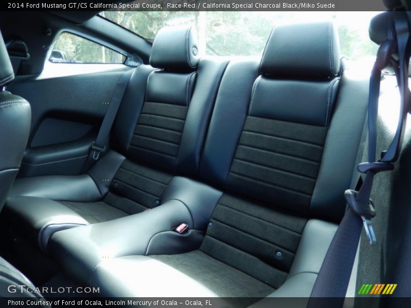 Rear Seat of 2014 Mustang GT/CS California Special Coupe