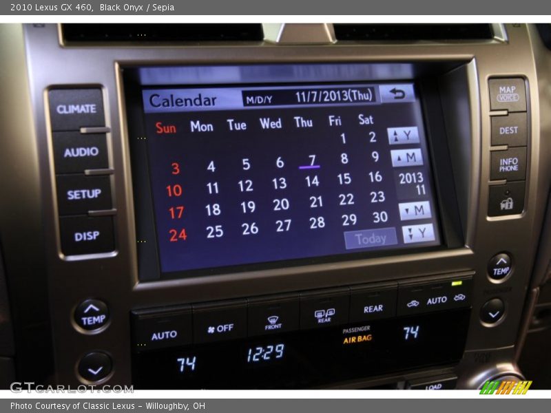 Black Onyx / Sepia 2010 Lexus GX 460