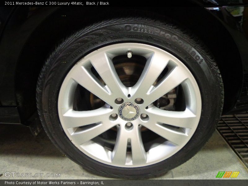 Black / Black 2011 Mercedes-Benz C 300 Luxury 4Matic