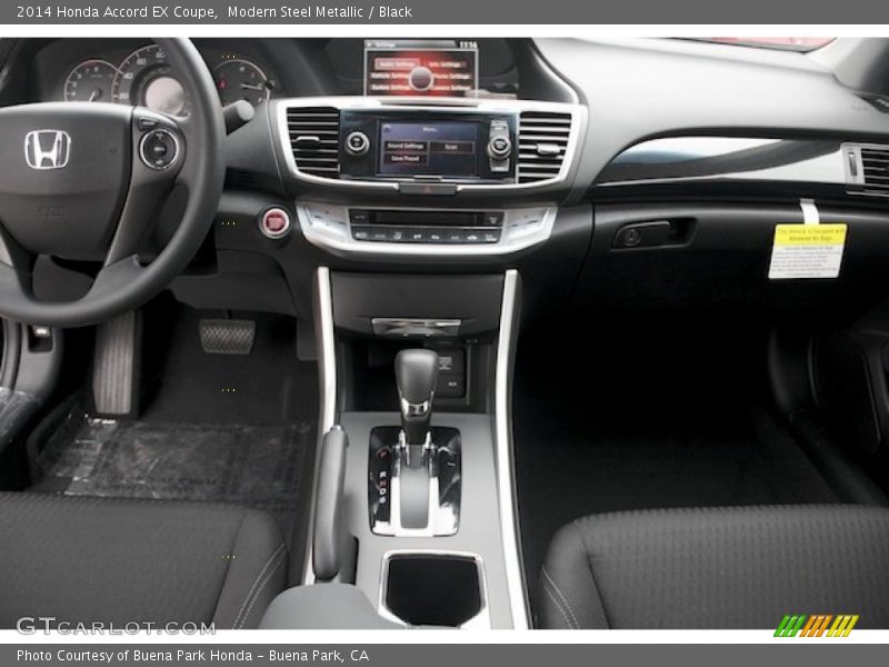 Modern Steel Metallic / Black 2014 Honda Accord EX Coupe