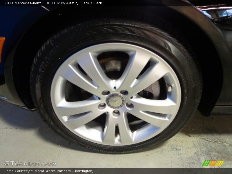 Black / Black 2011 Mercedes-Benz C 300 Luxury 4Matic