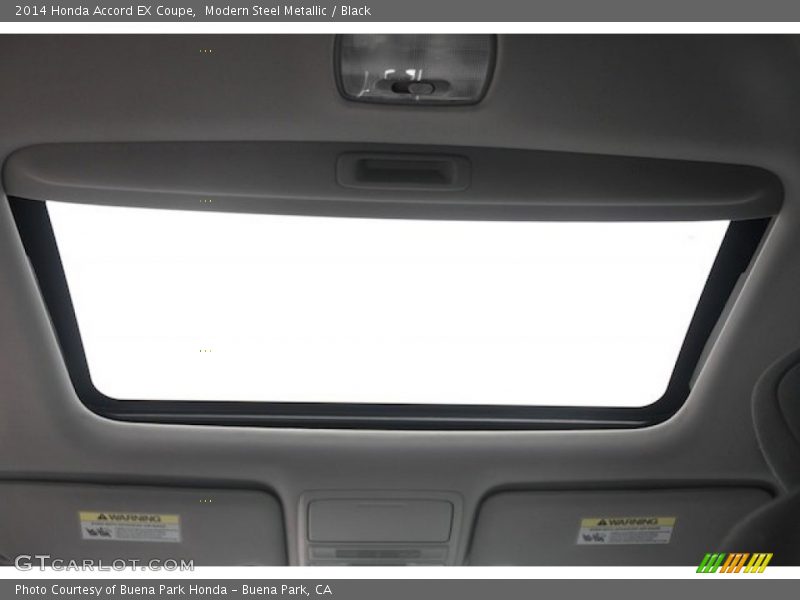 Modern Steel Metallic / Black 2014 Honda Accord EX Coupe