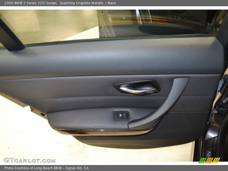 Sparkling Graphite Metallic / Black 2006 BMW 3 Series 325i Sedan