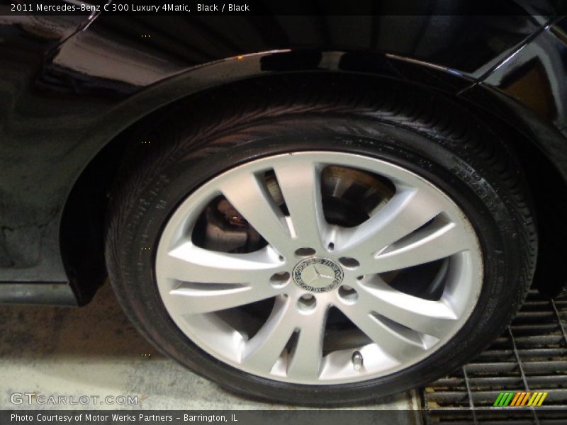 Black / Black 2011 Mercedes-Benz C 300 Luxury 4Matic