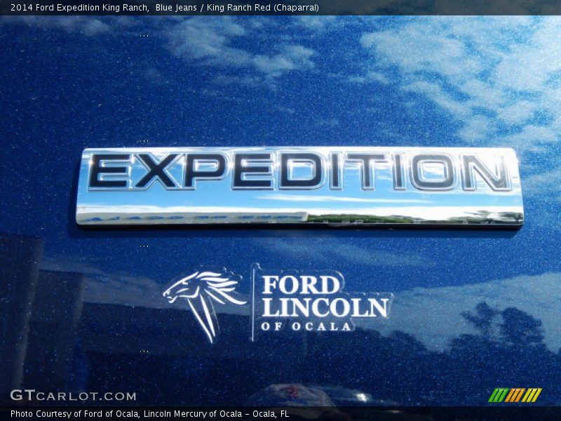 Blue Jeans / King Ranch Red (Chaparral) 2014 Ford Expedition King Ranch