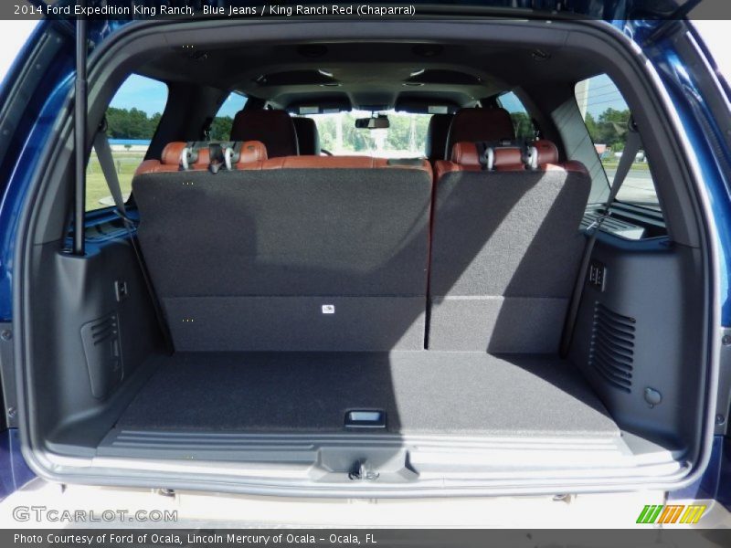 Blue Jeans / King Ranch Red (Chaparral) 2014 Ford Expedition King Ranch