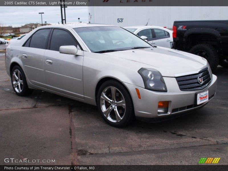 Light Platinum / Ebony 2005 Cadillac CTS Sedan