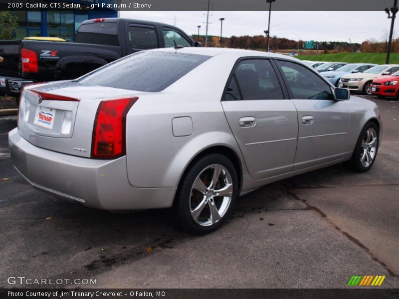 Light Platinum / Ebony 2005 Cadillac CTS Sedan