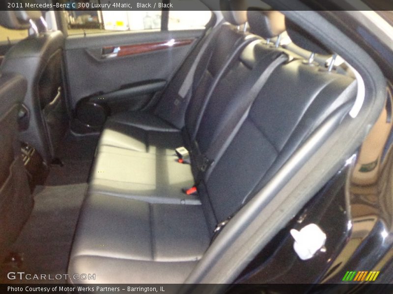 Black / Black 2011 Mercedes-Benz C 300 Luxury 4Matic