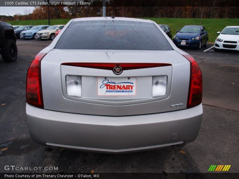 Light Platinum / Ebony 2005 Cadillac CTS Sedan