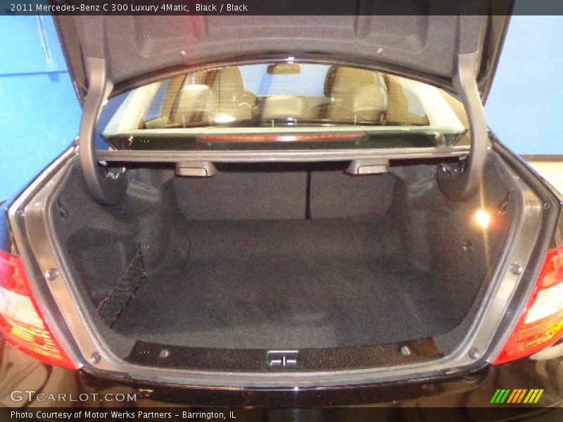 Black / Black 2011 Mercedes-Benz C 300 Luxury 4Matic