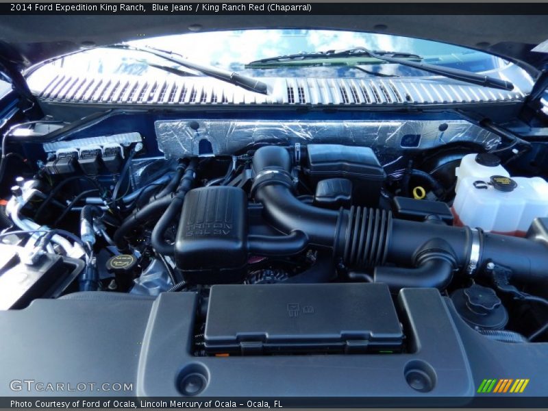 Blue Jeans / King Ranch Red (Chaparral) 2014 Ford Expedition King Ranch