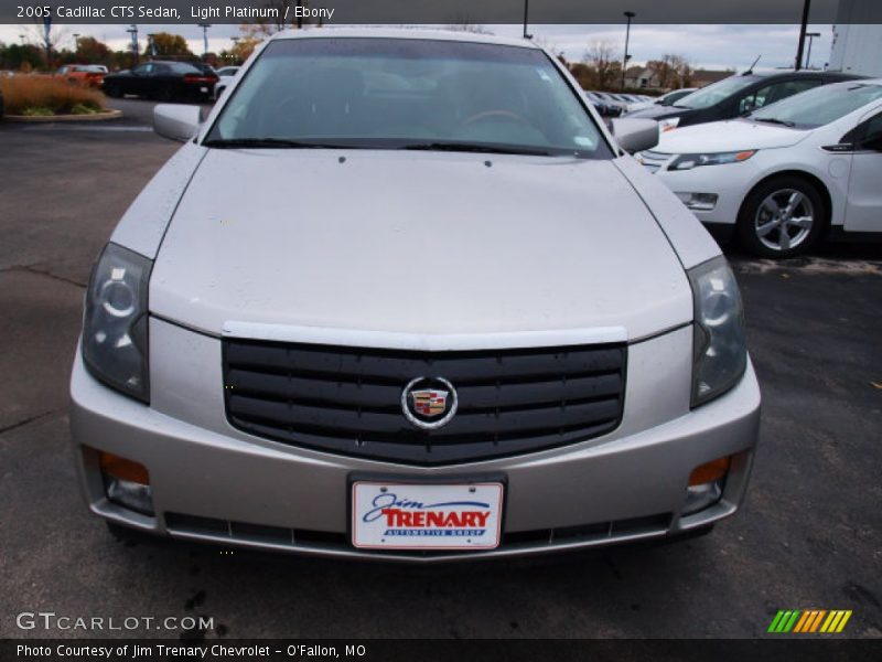 Light Platinum / Ebony 2005 Cadillac CTS Sedan