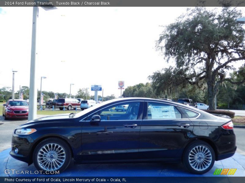  2014 Fusion Titanium Tuxedo Black