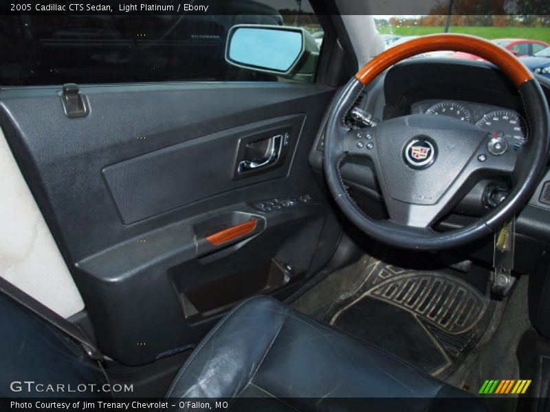 Light Platinum / Ebony 2005 Cadillac CTS Sedan
