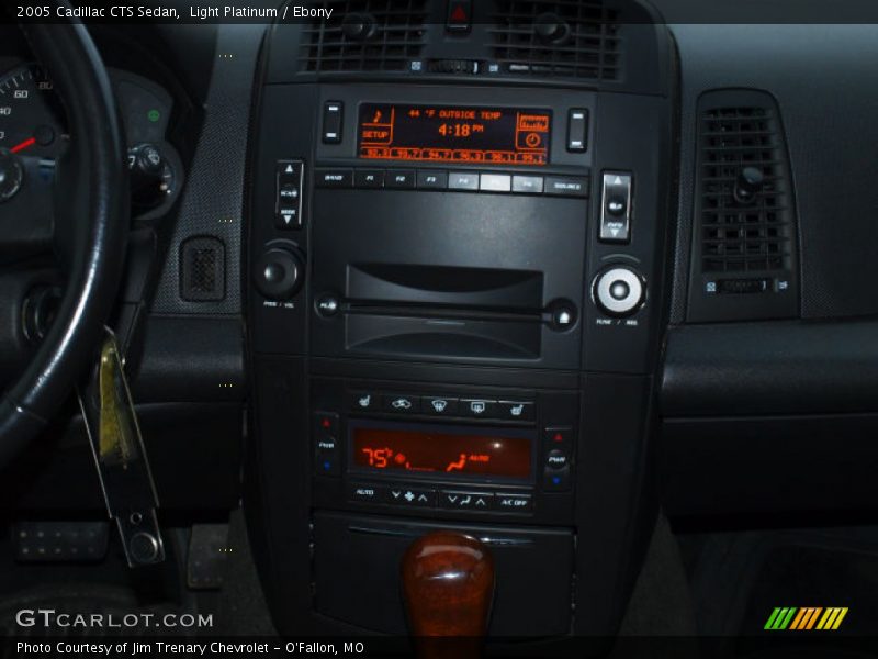 Light Platinum / Ebony 2005 Cadillac CTS Sedan