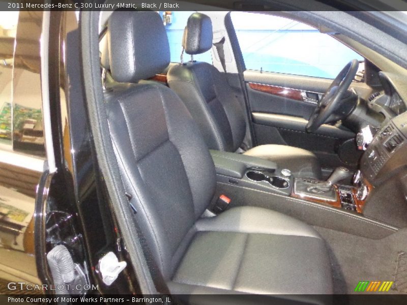 Black / Black 2011 Mercedes-Benz C 300 Luxury 4Matic